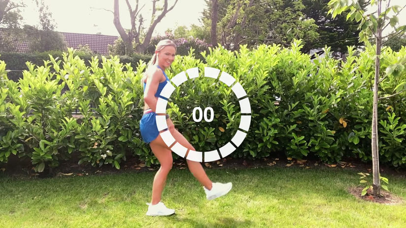 44 - 20 Minute Legs and Core Workout at Home with No Equipment